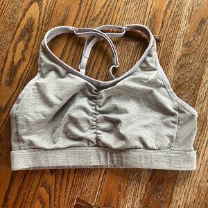 Gymshark Ruched Sports Bra Gray Size Small